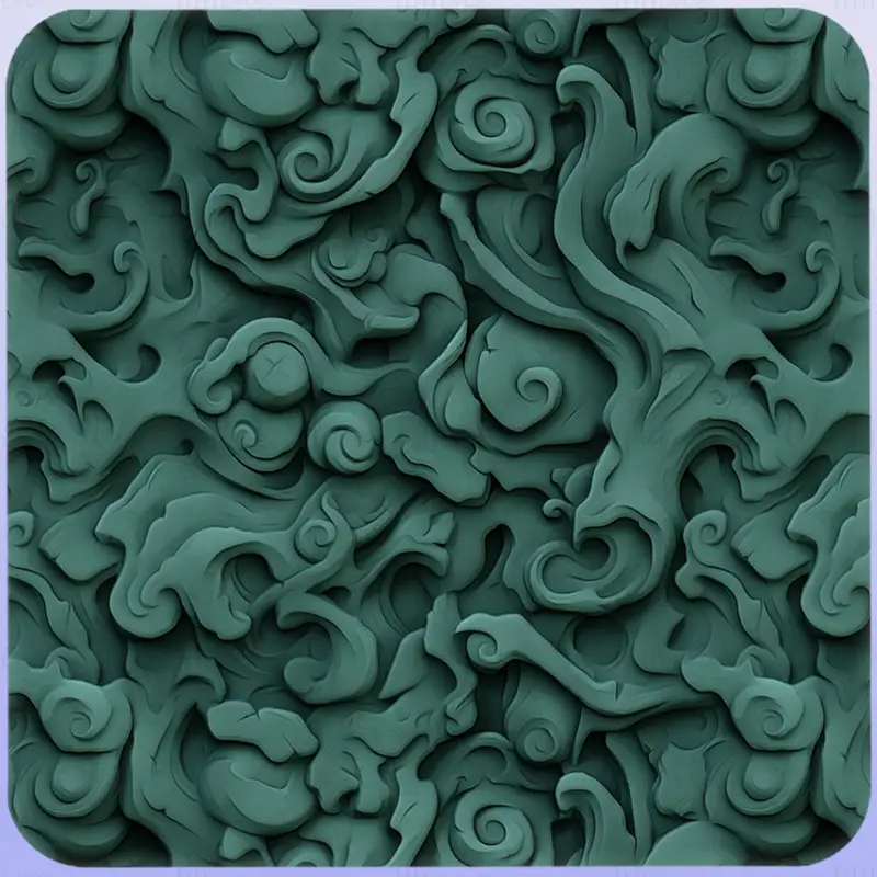 Stylized Ornaments Seamless Texture