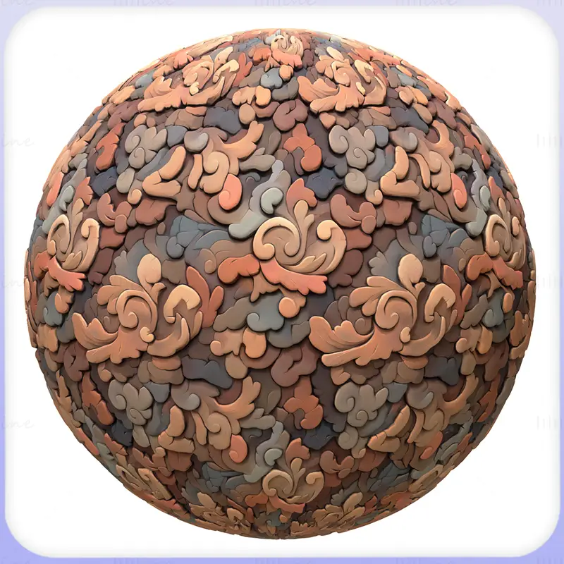 Stylized Ornaments Seamless Texture