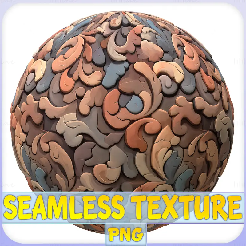 Stylized Ornaments Seamless Texture