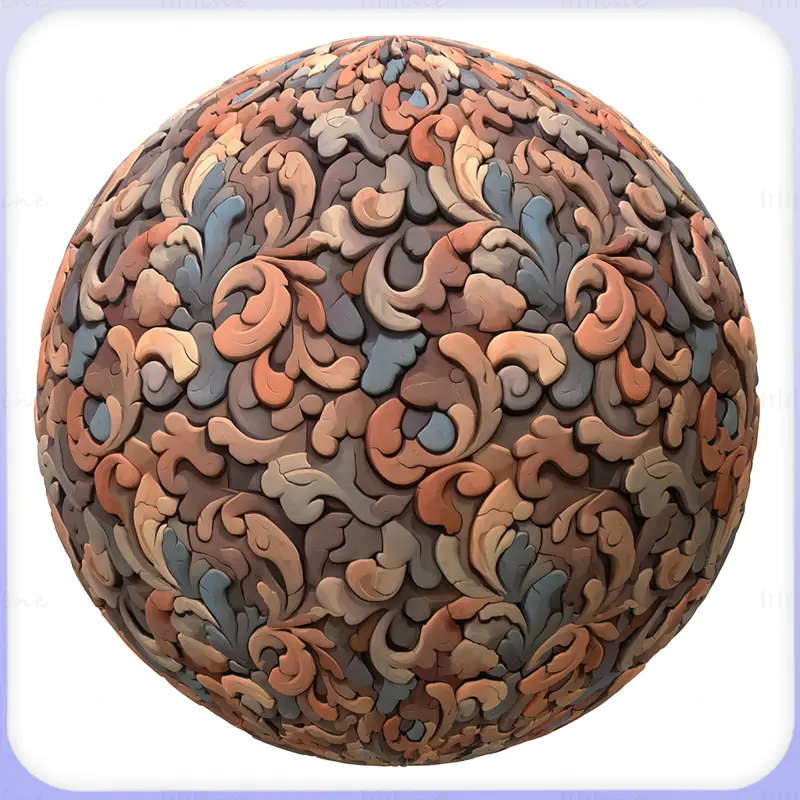 Stylized Ornaments Seamless Texture