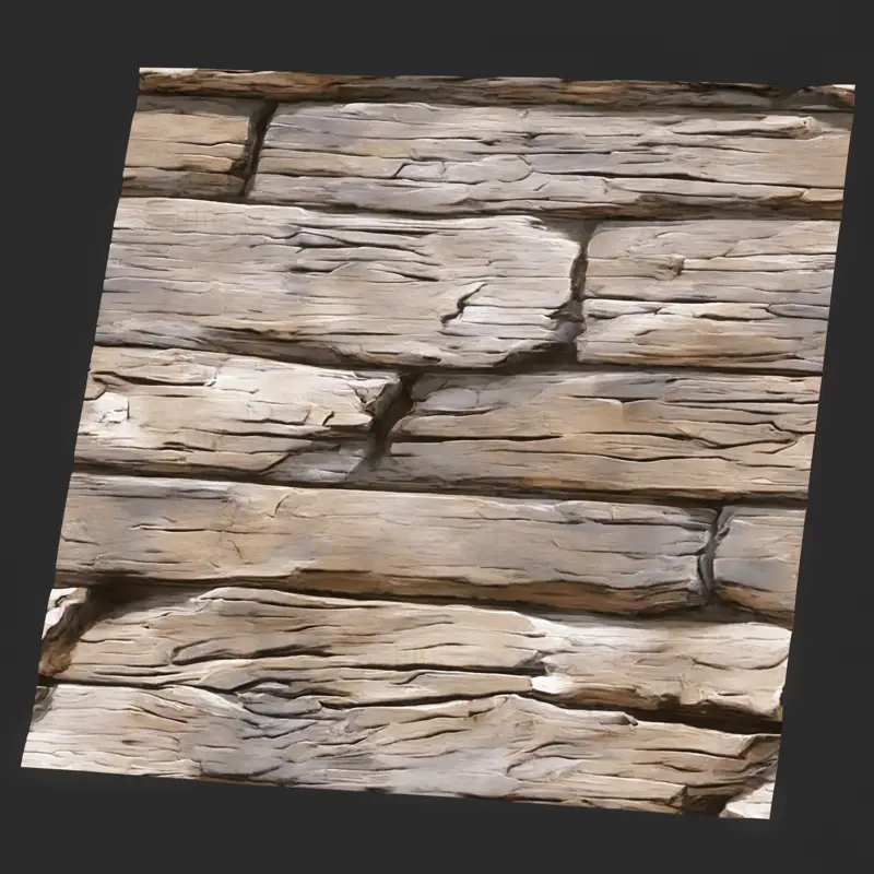 Стилизованная окрашенная деревянная бесшовная текстура