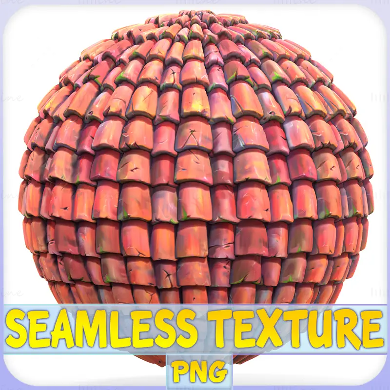 Stylized Roof Seamless Texture