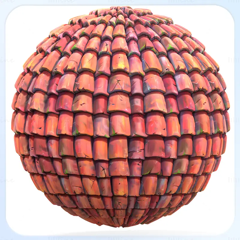 Stylized Roof Seamless Texture