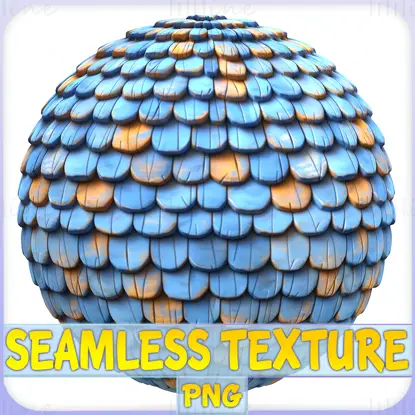 Stylized Roof Seamless Texture