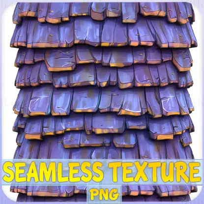 Stylized Roof Seamless Texture