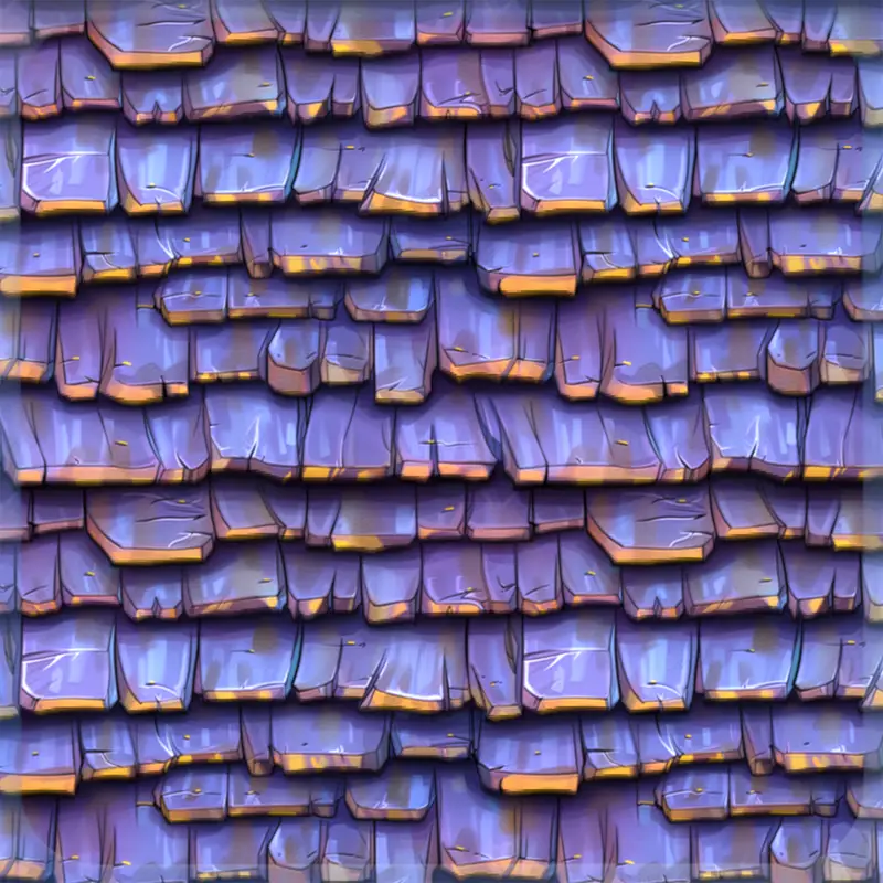 Stylized Roof Seamless Texture