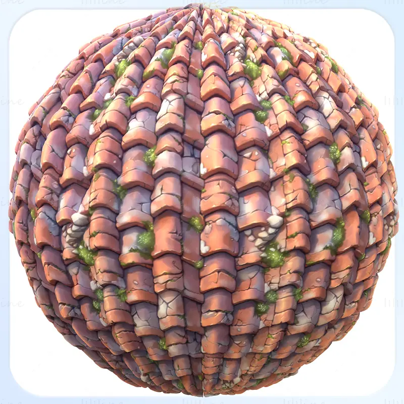 Stylized Roof Seamless Texture