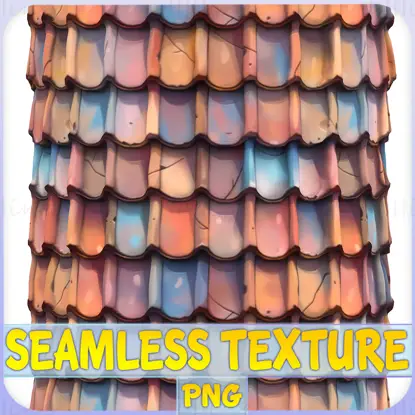 Stylized Roof Seamless Texture