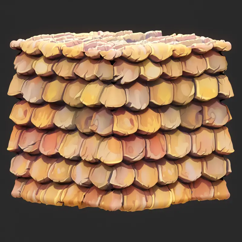 Stilizált tetőcserepek varrat nélküli textúra