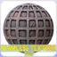 Stylized Rusty Metal Grid Texture