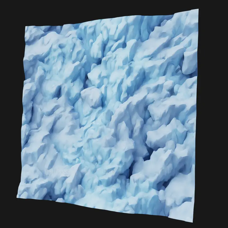 Stylized Snow Seamless Texture
