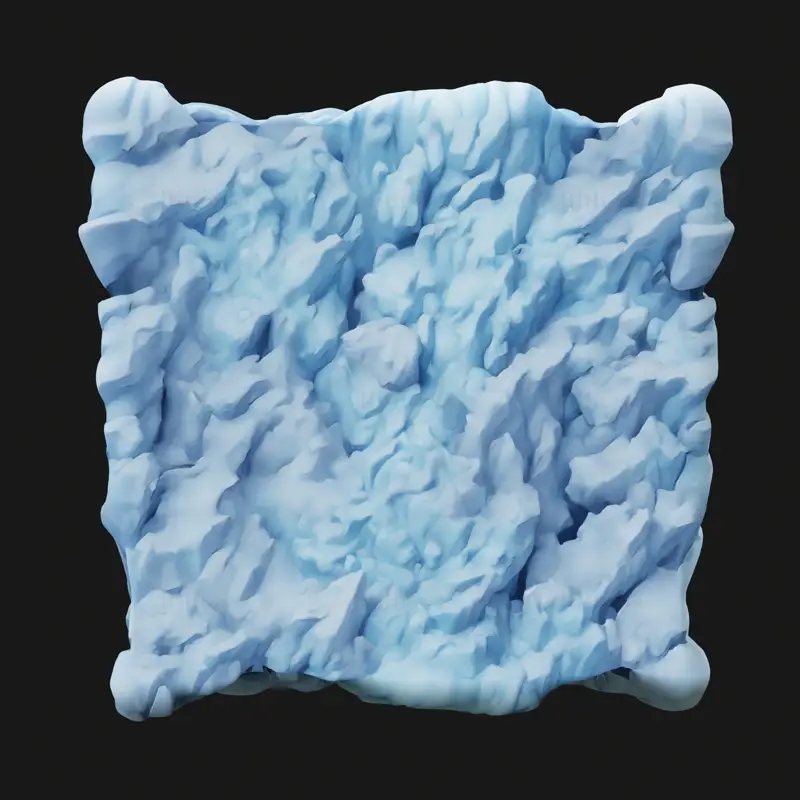 Texture transparente de neige stylisée