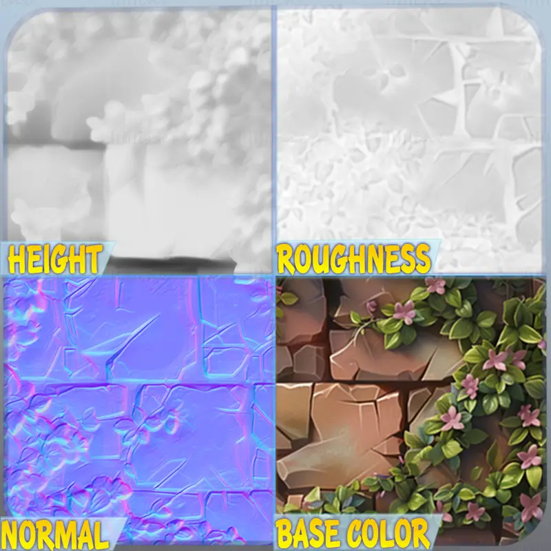 Stylized Wall Seamless Texture