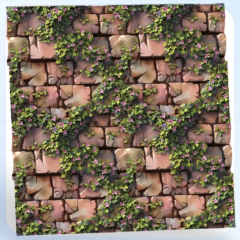 Stylized Wall Seamless Texture