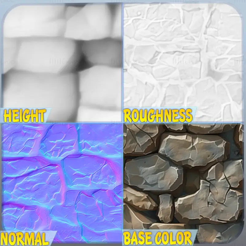 Stylized Wall Seamless Texture