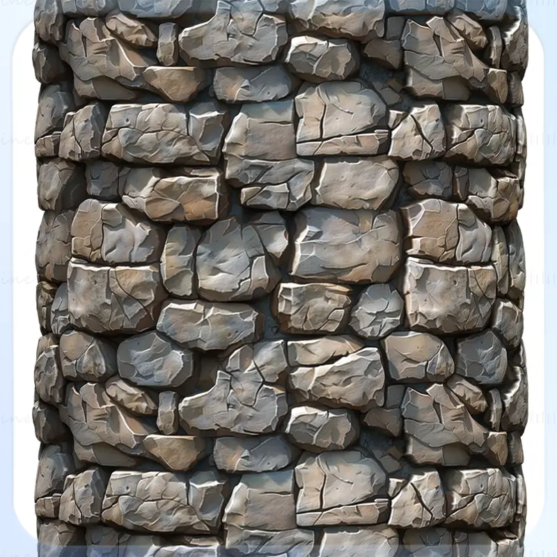 Stylized Wall Seamless Texture