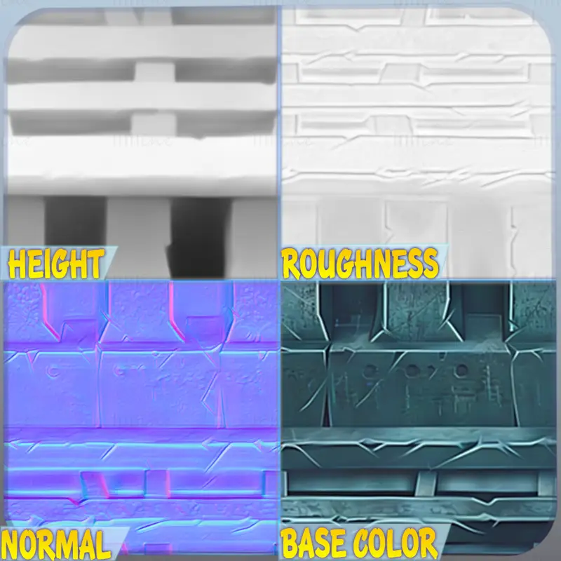 Stylized Wall Seamless Texture