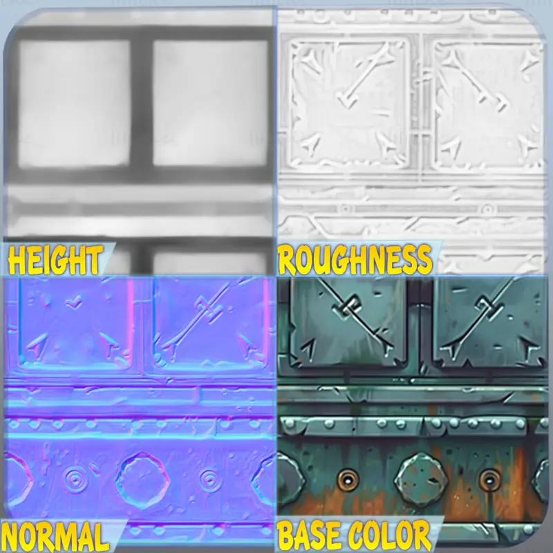 Stylized Wall Seamless Texture