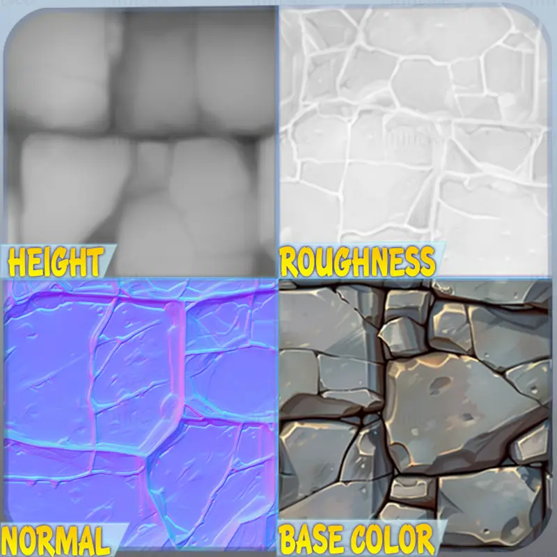 Stylized Wall Seamless Texture