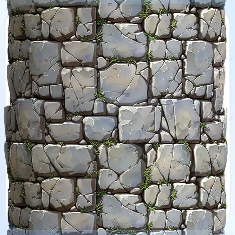 Stylized Wall Seamless Texture