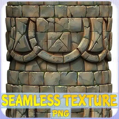 Stylized Wall Seamless Texture