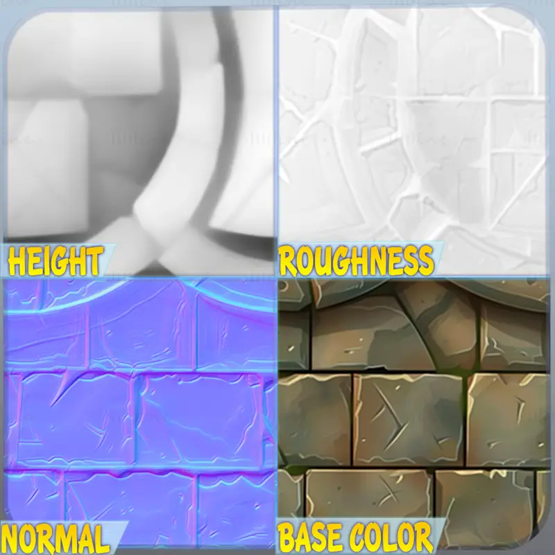 Stylized Wall Seamless Texture