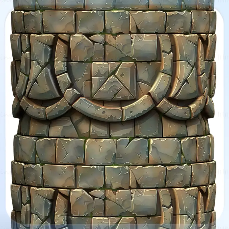 Stylized Wall Seamless Texture