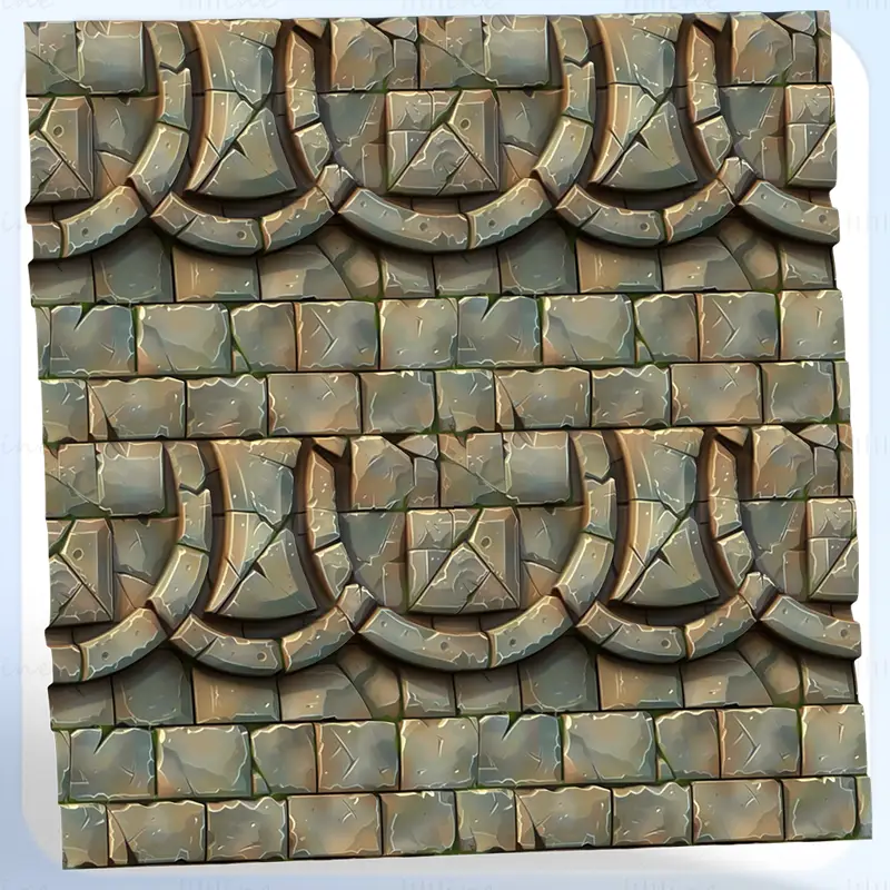 Stylized Wall Seamless Texture