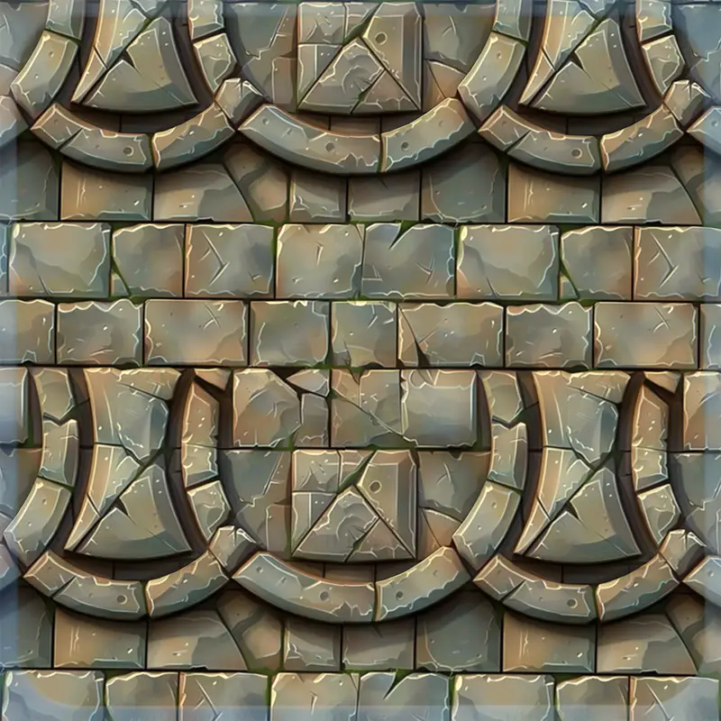 Stylized Wall Seamless Texture