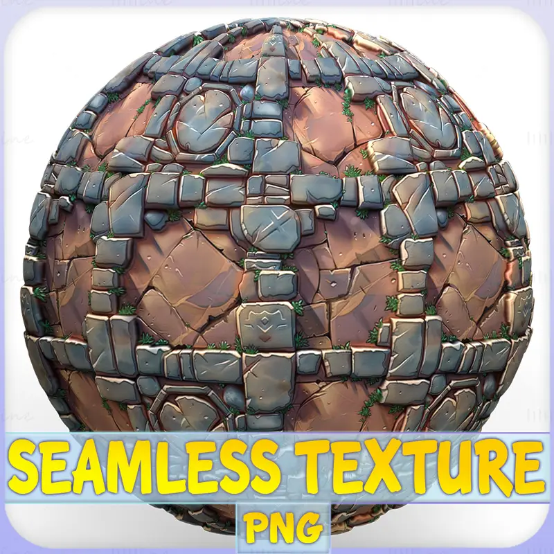 Stylized Wall Seamless Texture