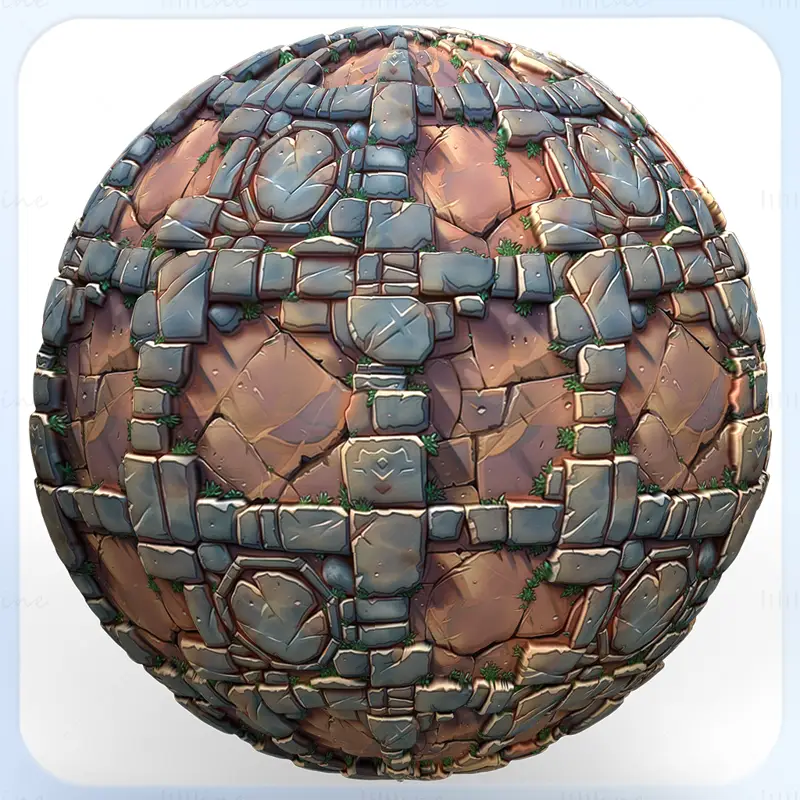 Stylized Wall Seamless Texture