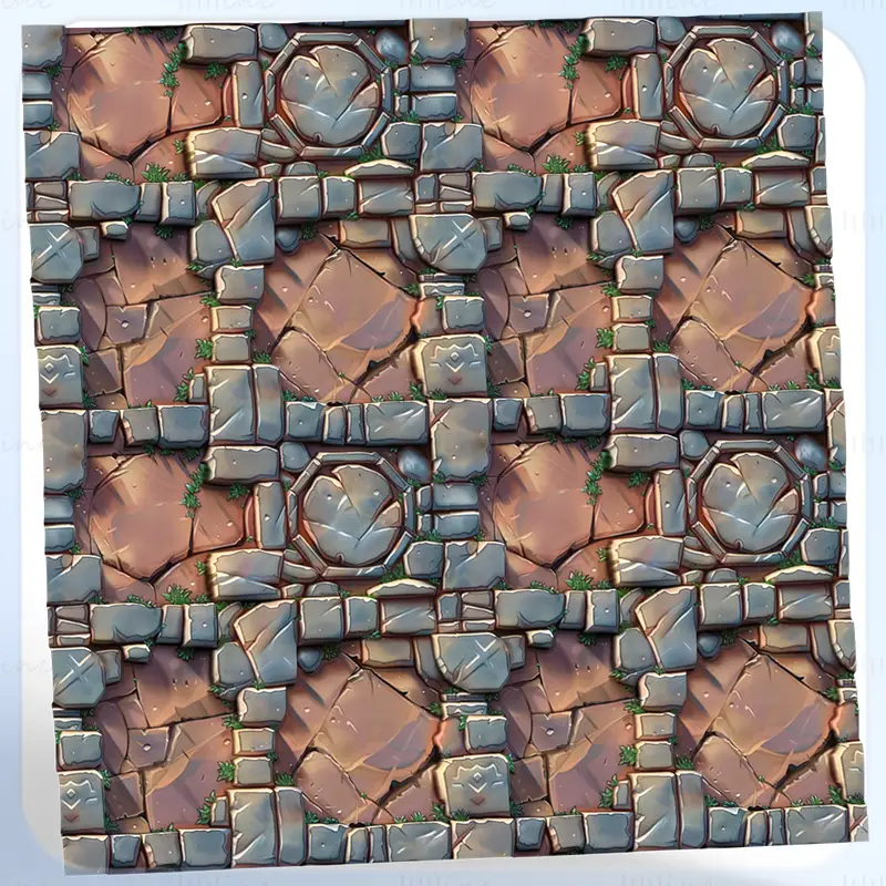 Stylized Wall Seamless Texture