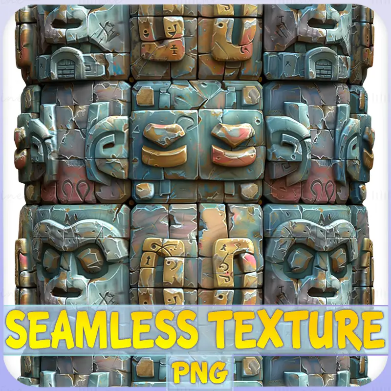 Stylized Wall Seamless Texture