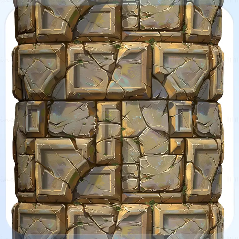 Stylized Wall Seamless Texture