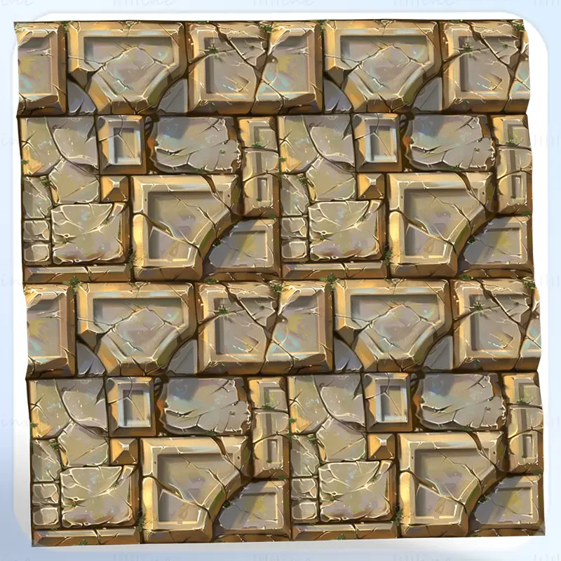 Stylized Wall Seamless Texture