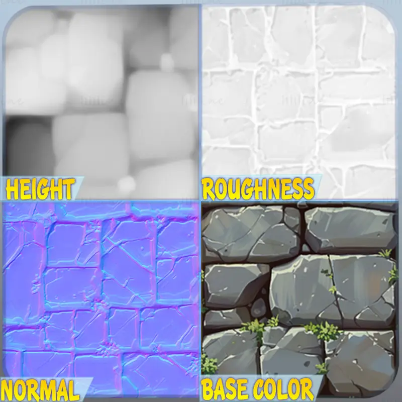 Stylized Wall Seamless Texture