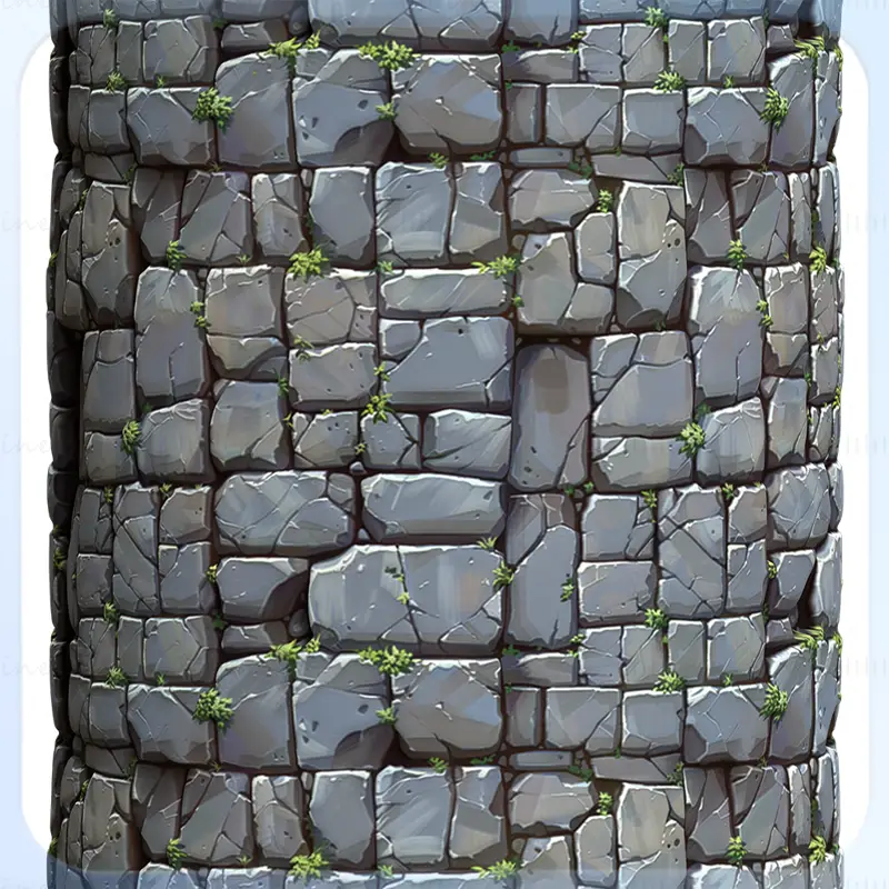 Stylized Wall Seamless Texture