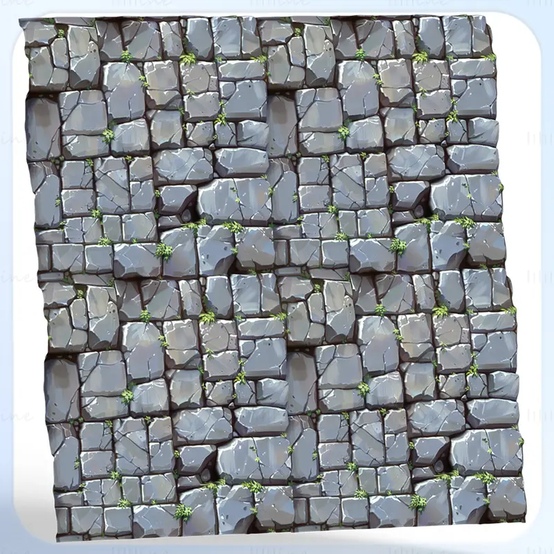 Stylized Wall Seamless Texture