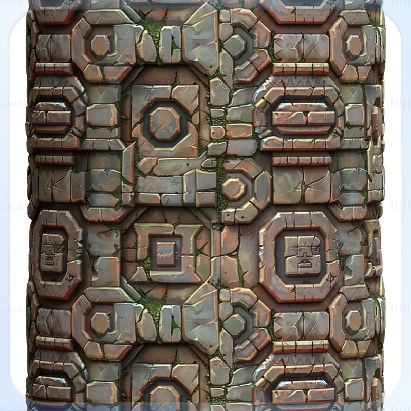 Stylized Wall Seamless Texture