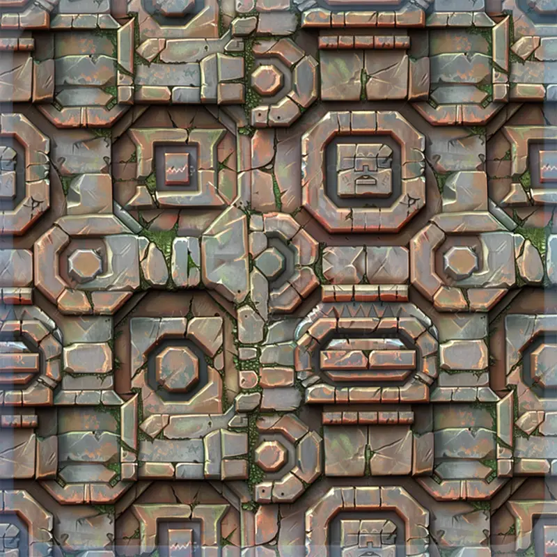 Stylized Wall Seamless Texture