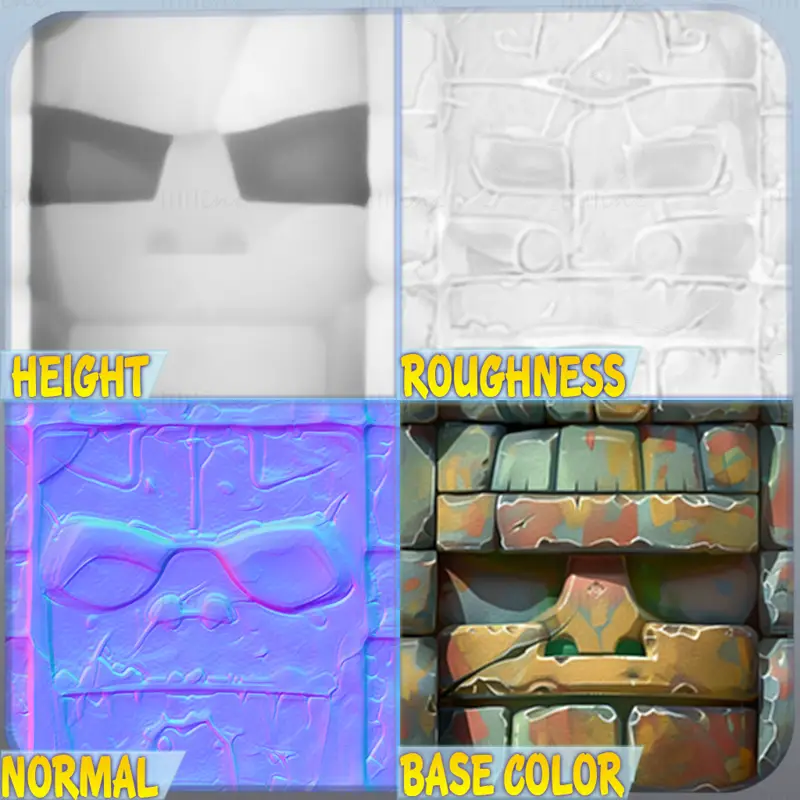 Stylized Wall Seamless Texture