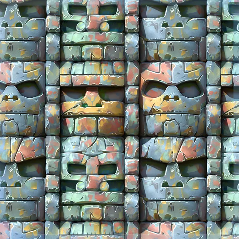 Stylized Wall Seamless Texture