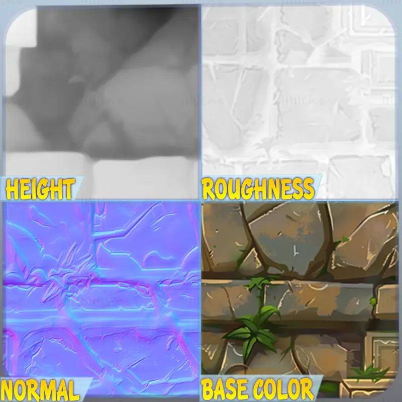 Stylized Wall Seamless Texture