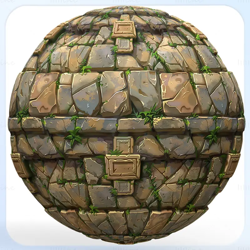 Stylized Wall Seamless Texture