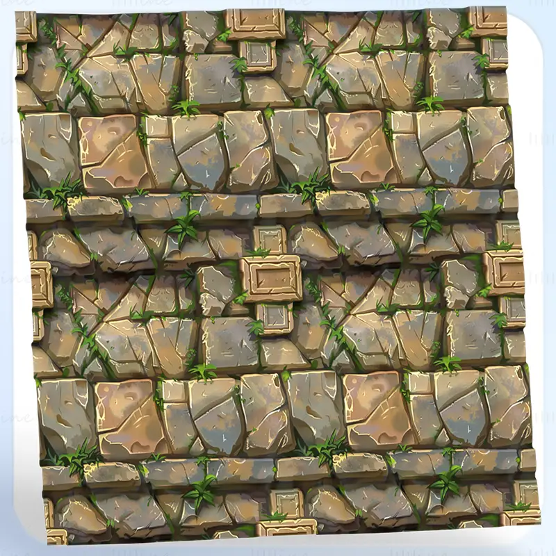 Stylized Wall Seamless Texture