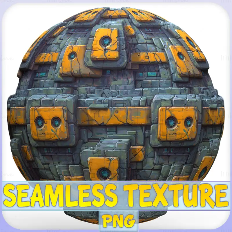 Stylized Wall Seamless Texture