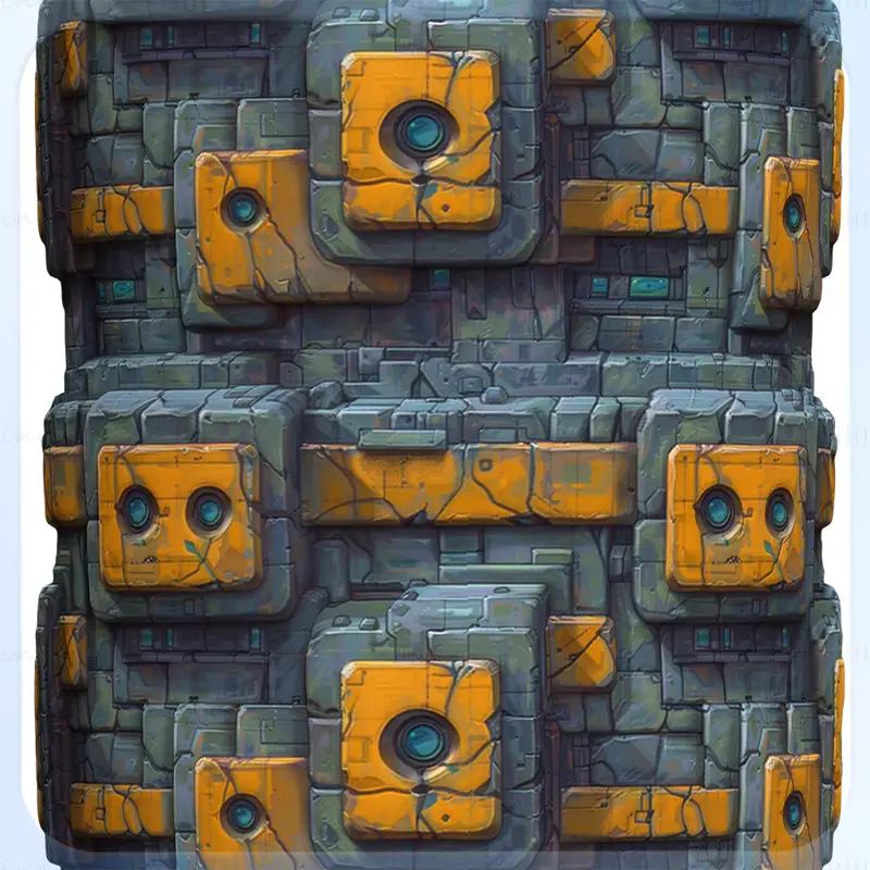 Stylized Wall Seamless Texture