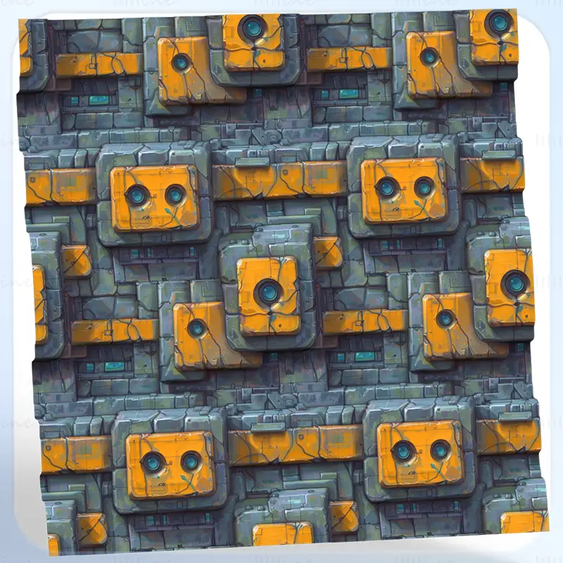 Stylized Wall Seamless Texture