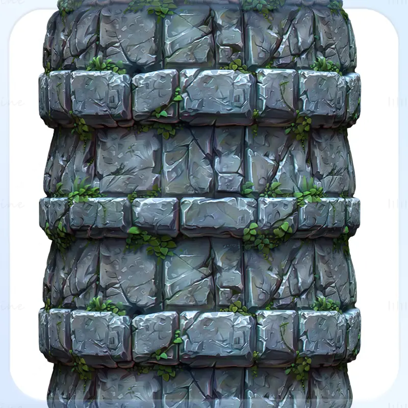 Stylized Wall Seamless Texture