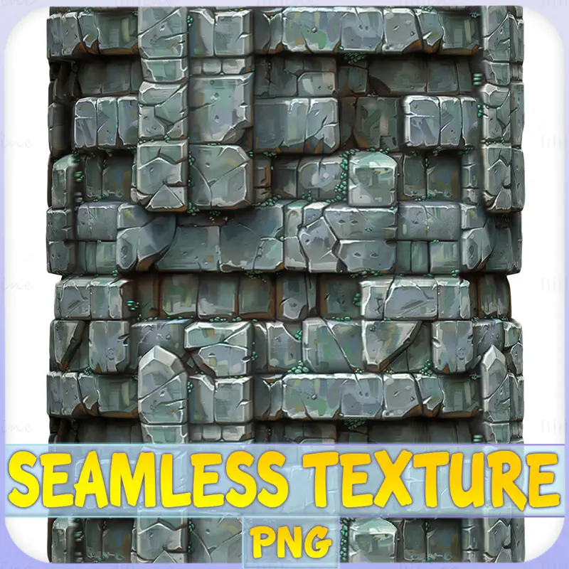 Stylized Wall Seamless Texture